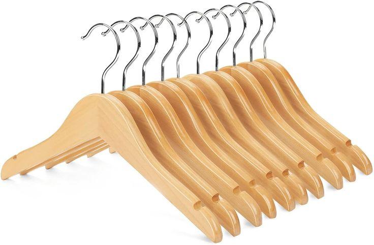 Wooden curved hanger