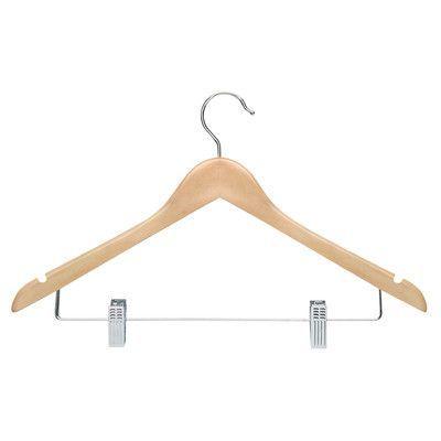 Wooden hanger with 360 rotating hook